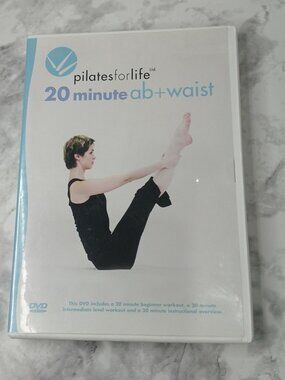 Pilates for Life 20 Minute Ab + Waist DVD – Beginner & Intermediate Workout